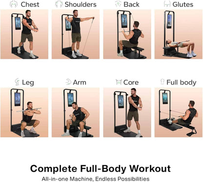 Speediance Gym Monster 2 – AI-Powered Smart Home Gym Machine | All-in-One Smith Machine, Cable System & Full-Body Workout Station with Bench & Virtual Trainer Speediance