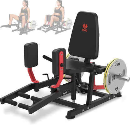 Hip Abductor & Adductor Machine – Inner & Outer Thigh Exercise Machine for Glutes and Legs, 440 LB Heavy-Duty Home Gym Equipment HVO
