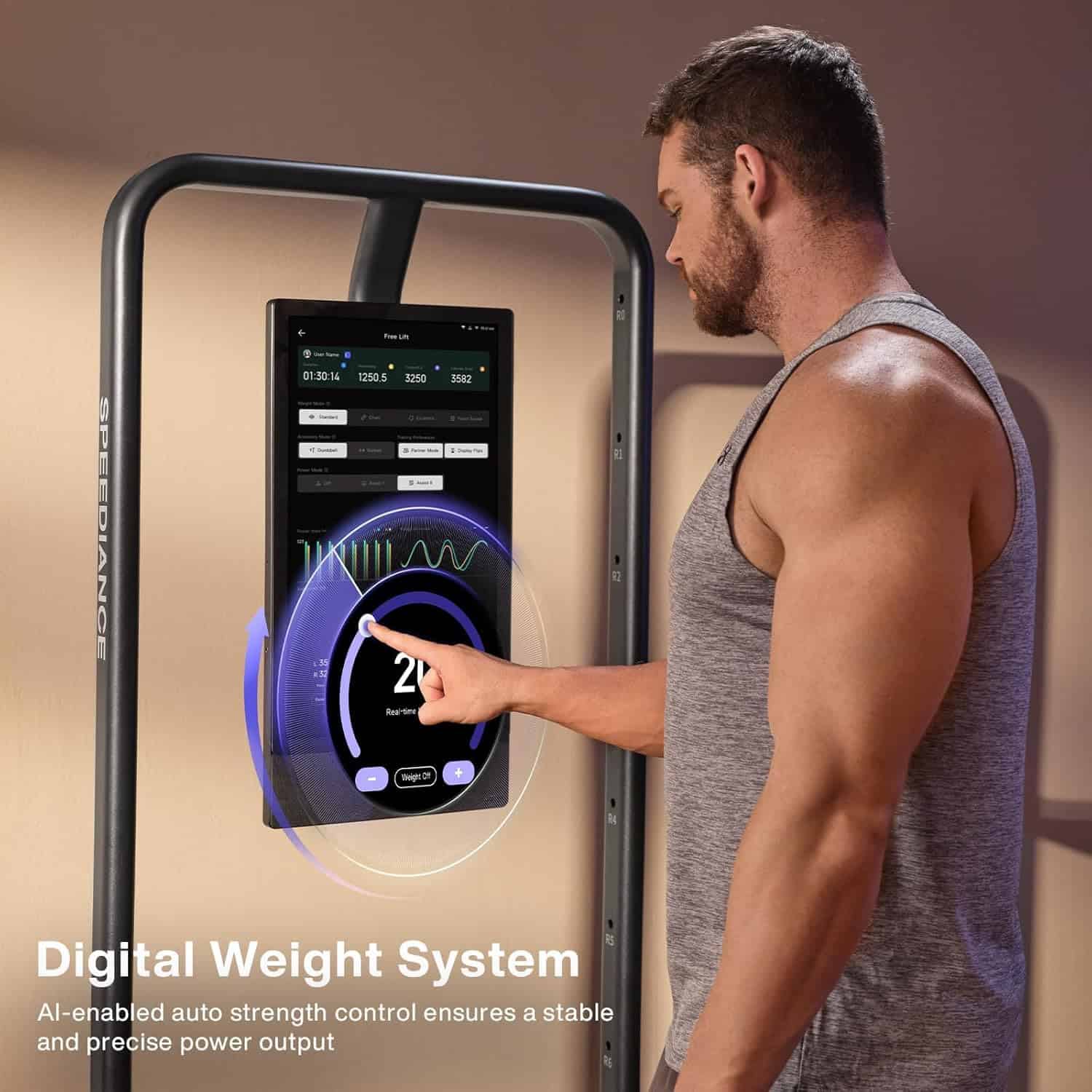 Speediance Gym Monster 2 – AI-Powered Smart Home Gym Machine | All-in-One Smith Machine, Cable System & Full-Body Workout Station with Bench & Virtual Trainer Speediance