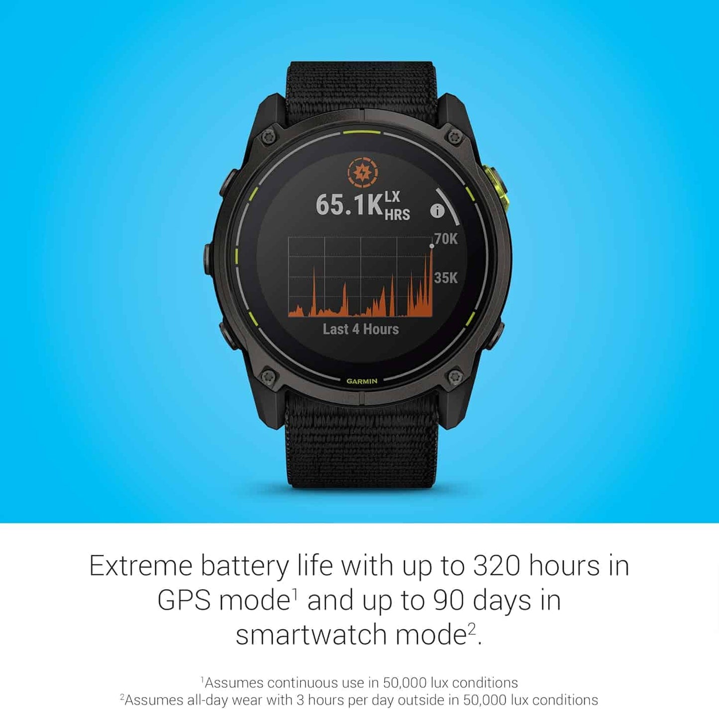 Garmin Enduro™ 3 Solar GPS Smartwatch Garmin