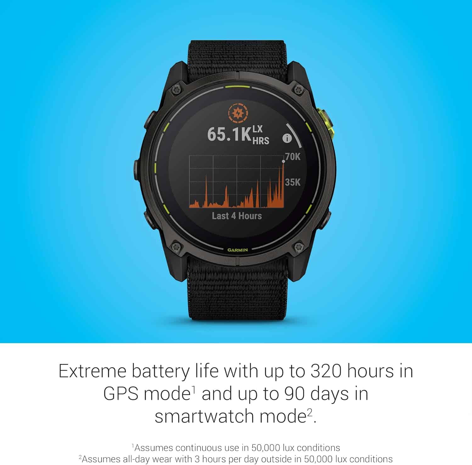 Garmin Enduro™ 3 Solar GPS Smartwatch Garmin