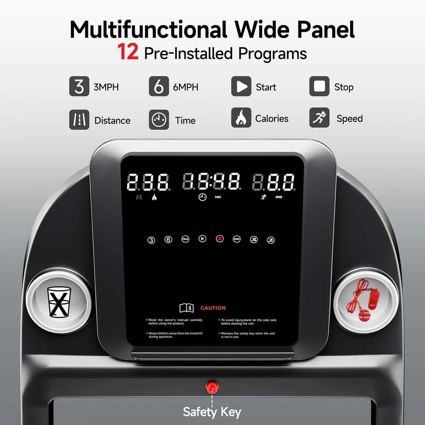RHYTHM FUN Folding Walking Pad Treadmill – 8.0 MPH, 8% Incline, App Connected, Compact & Quiet for Home RHYTHM FUN