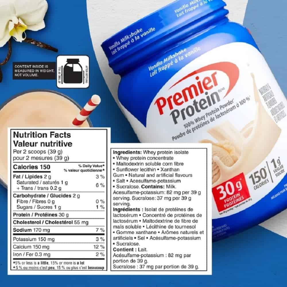 Premier Protein Powder – Chocolate & Vanilla Milkshake – 30g Whey Protein, 1g Sugar, Keto Friendly, Gluten Free – 17 Servings Premier Protein