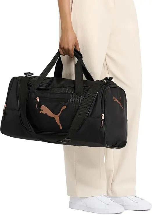 PUMA Women's Evercat Dispatch Duffel Bag – Gym, Travel & Sports Bag with Shoe Compartment & Adjustable Strap PUMA