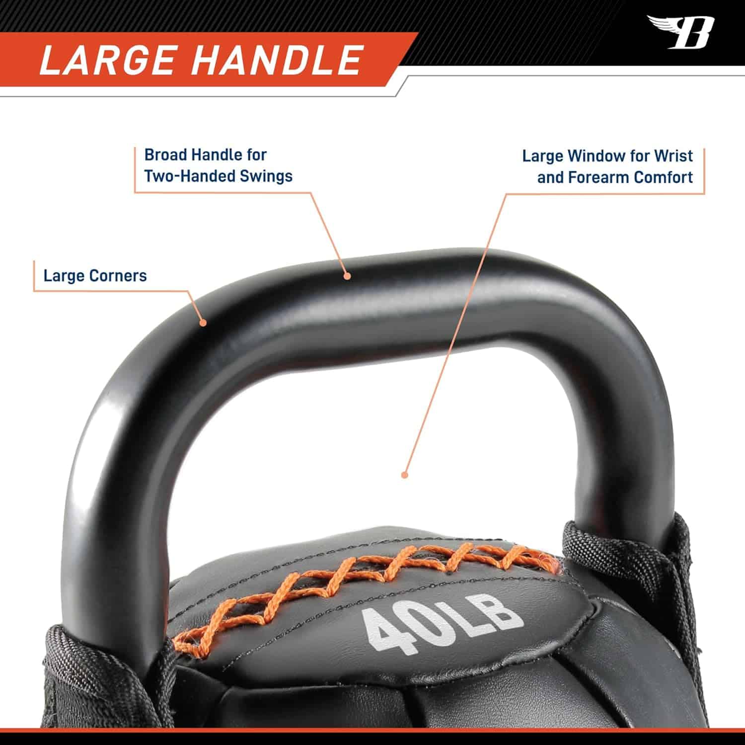 Bionic Body Soft Kettlebell with Handle Bionic Body