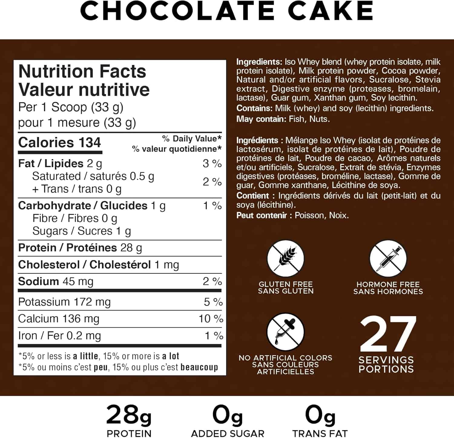 🍫 Revolution Iso Whey Protein Powder – Chocolate Cake, 28g Protein Revolution Nutrition