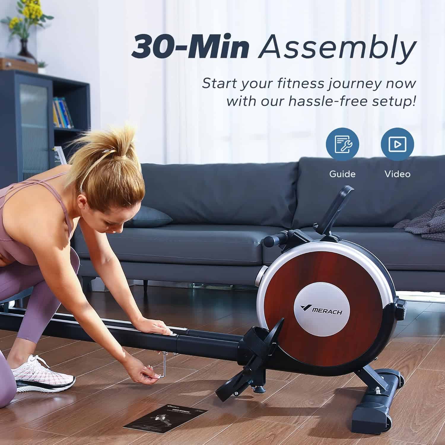 MERACH Q1S Magnetic Rowing Machine