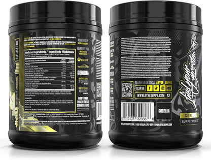 RYSE Godzilla Pre-Workout – Noel Deyzel Edition | 400mg Caffeine, Massive Pumps, Laser Focus, 40 Servings (Blue Raspberry or Passion Pineapple) RYSE Up