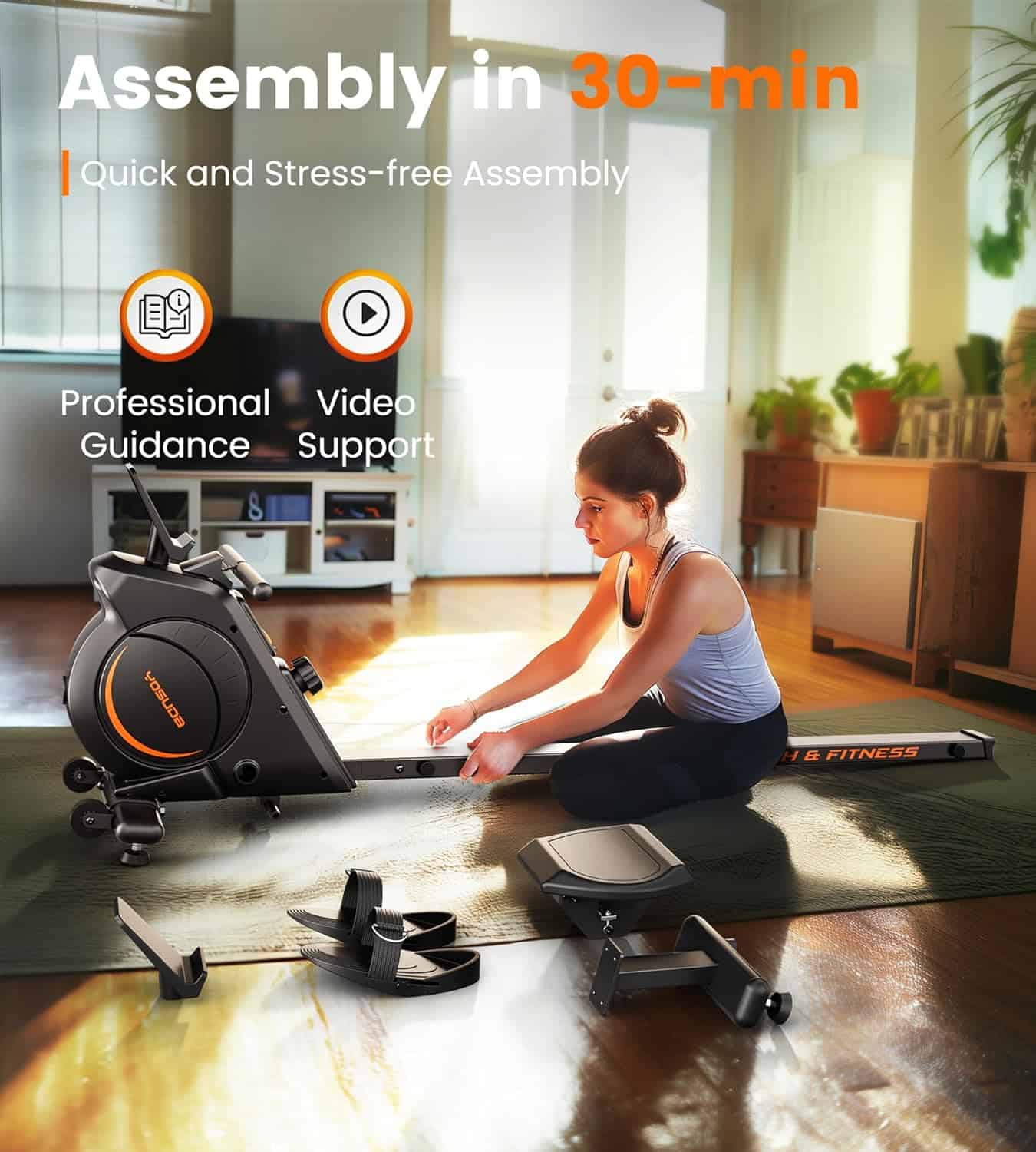 YOSUDA Magnetic Rowing Machine