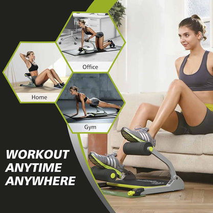 Smart – Ab Workout Equipment for Home Gym – Adjustable Resistance Ab Machine & Core Trainer – Full Body Sit-Up & Crunch Machine with Nutrition & Exercise Guide WONDER CORE