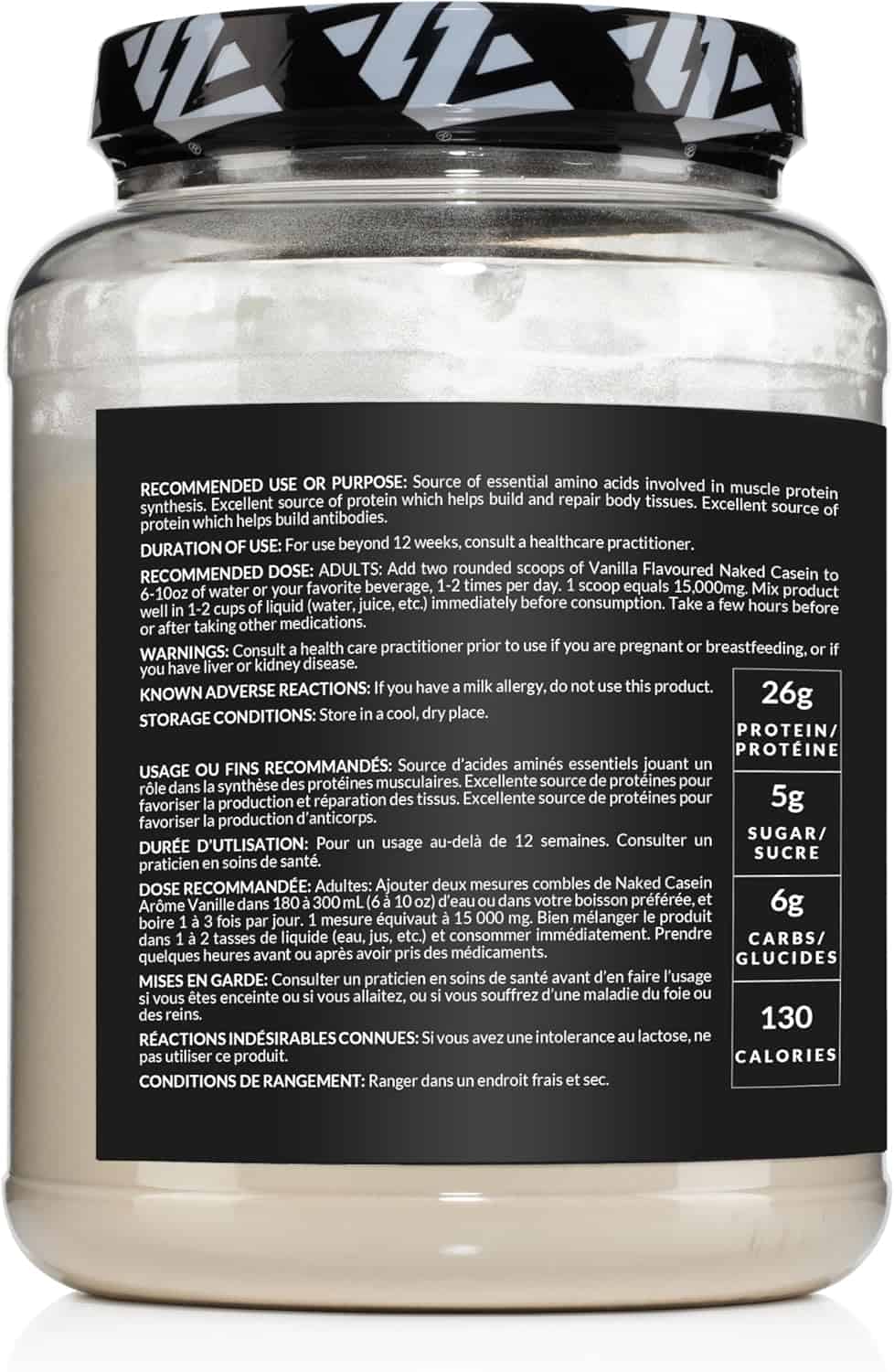 NAKED Micellar Casein Protein Powder Vanilla