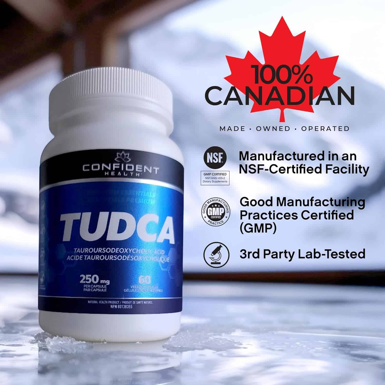 TUDCA Liver Support Supplement – 1000mg Advanced Detox & Gallbladder Cleanse (60 Capsules)
