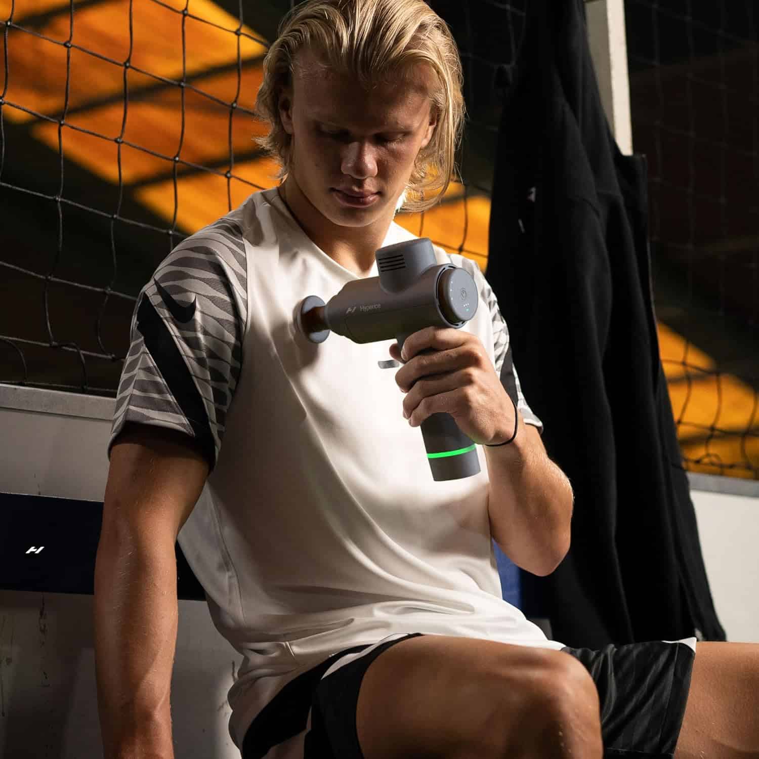 Hyperice Hypervolt 2 – Quiet Glide Percussion Massage Gun | 3 Speeds, 5 Head Attachments, Bluetooth App Integration FitCore Supply