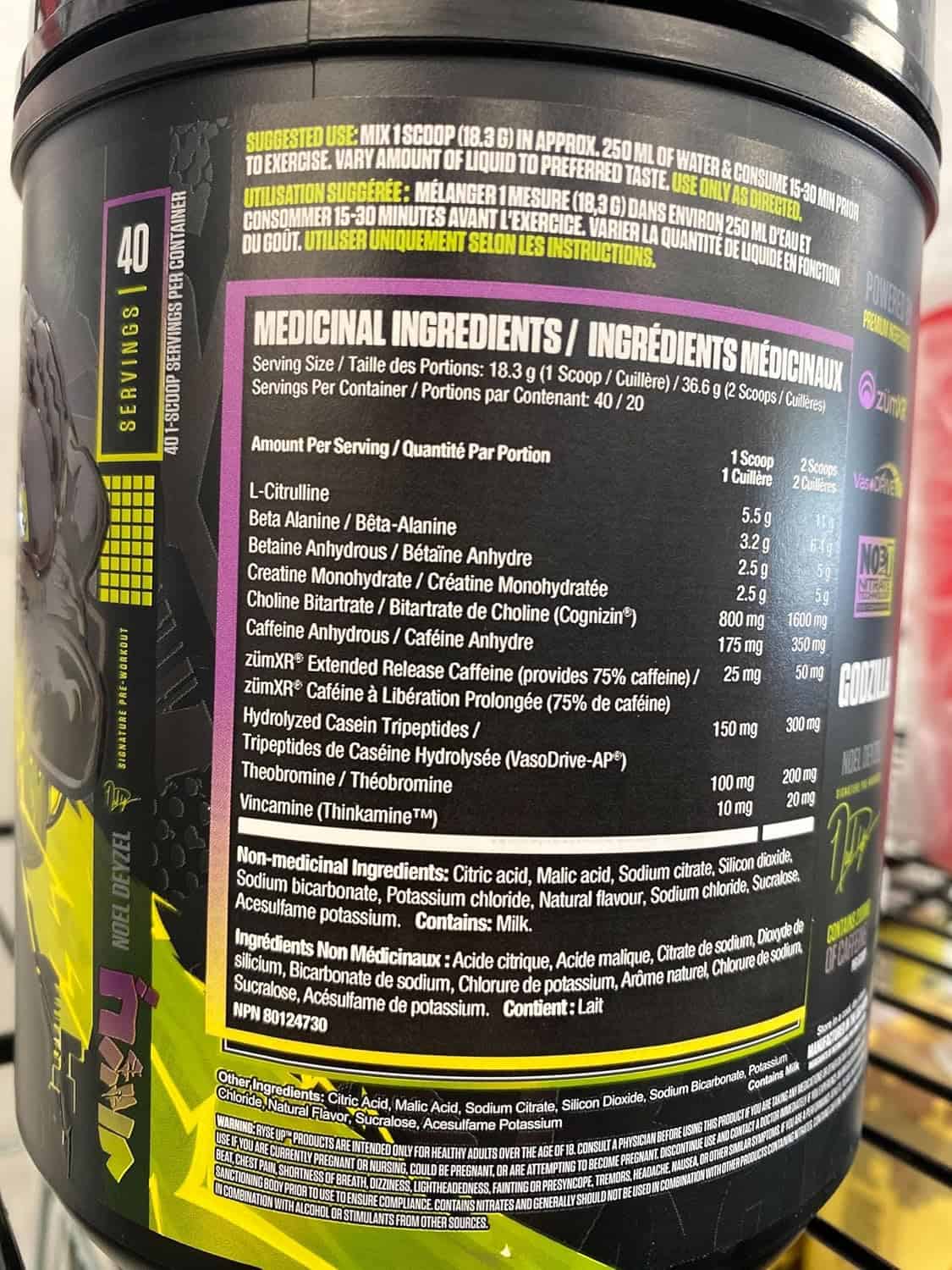 Signature Series Pre-Workout | Blackberry Lemonade & Passion Pineapple | 400mg Caffeine | 11g L-Citrulline | Energy, Pump & Focus | 40 Servings Generic