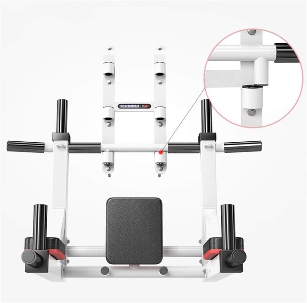 Wall Mounted Pull Up Bar & Dip Station – Heavy Duty 800 lbs Capacity HAKENO