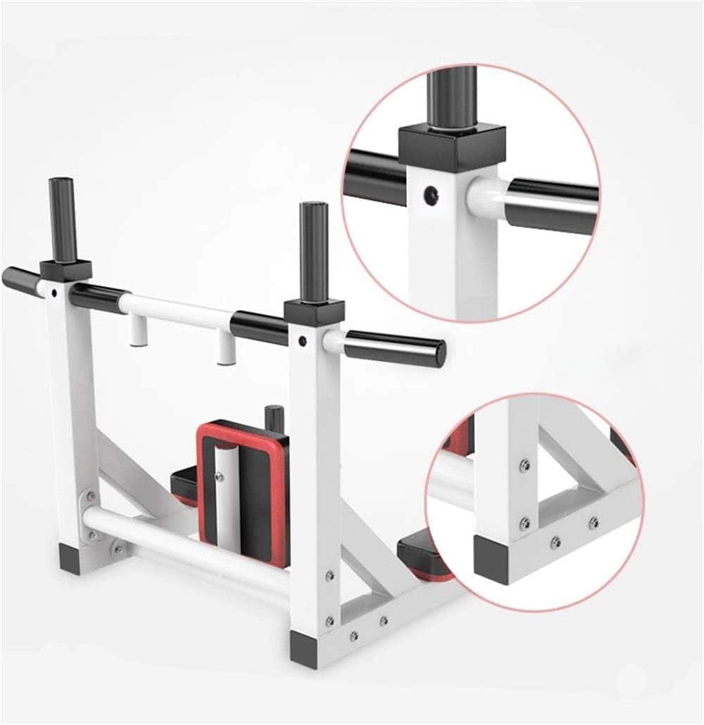 Wall Mounted Pull Up Bar & Dip Station – Heavy Duty 800 lbs Capacity HAKENO