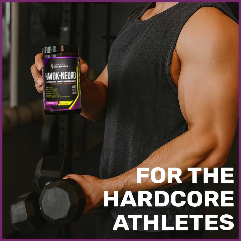Athletic Alliance Havok Neuro Pre-Workout – Nootropic Powder for Focus, Endurance & Cognition – Sugar-Free (Peach Lemonade & Frost Berry, 40 Servings) Athletic Alliance