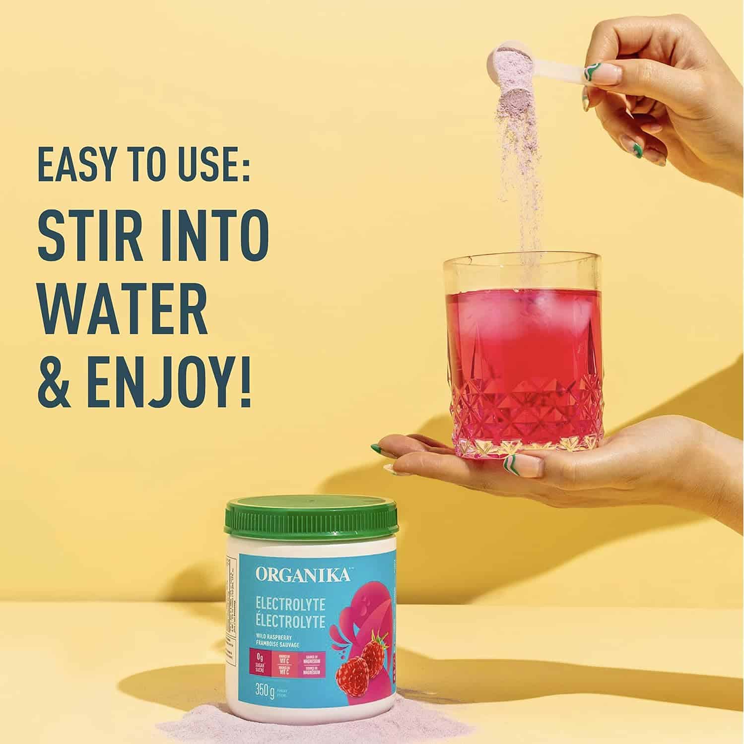 Organika Canadian Zero Sugar Electrolytes – 100 Servings Organika