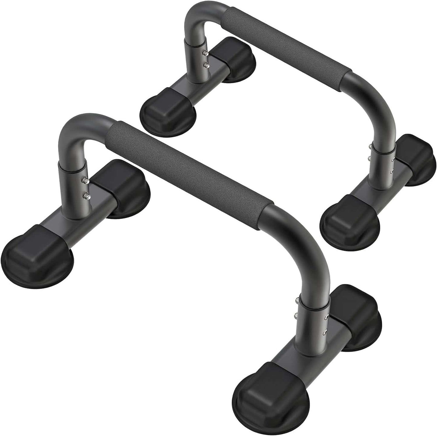 Dolibest Parallettes Push Up Bars – 9.6" High Heavy-Duty Calisthenics Equipment with Full Foam Grip | 660 lb Capacity for Handstands, L-Sits, Dips, Home & Outdoor Workouts Dolibest