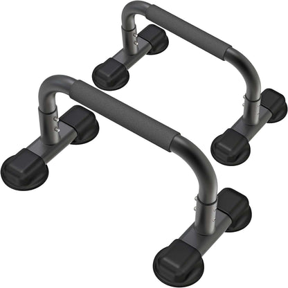 Dolibest Parallettes Push Up Bars – 9.6" High Heavy-Duty Calisthenics Equipment with Full Foam Grip | 660 lb Capacity for Handstands, L-Sits, Dips, Home & Outdoor Workouts Dolibest