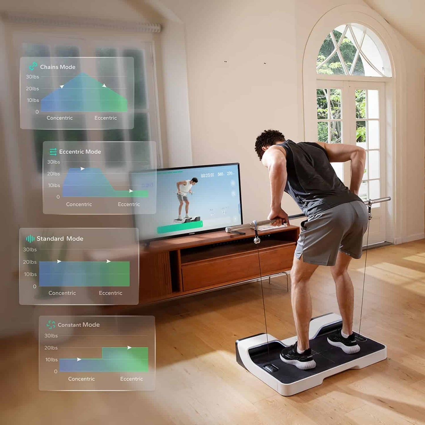 Speediance Gym Pal Pro – All-in-One Smart Home Gym System | Portable Cable Machine, Smith Rack & Full-Body AI Training with Dual Motors & 220lb Resistance Speediance