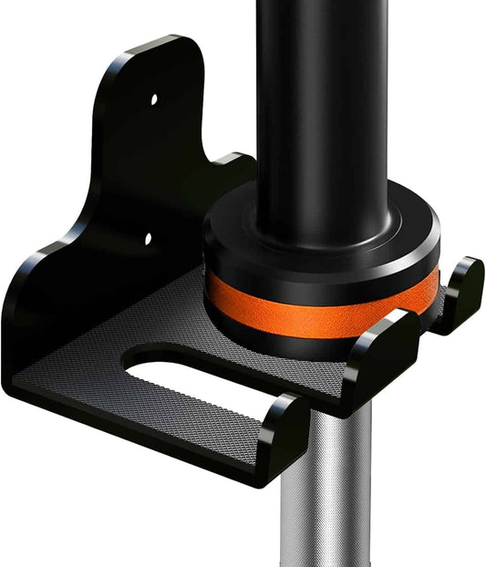 Fitarc Wall Mounted Barbell Holder – 2-Hook Barbell Hanger Rack for Olympic Bars Fitarc
