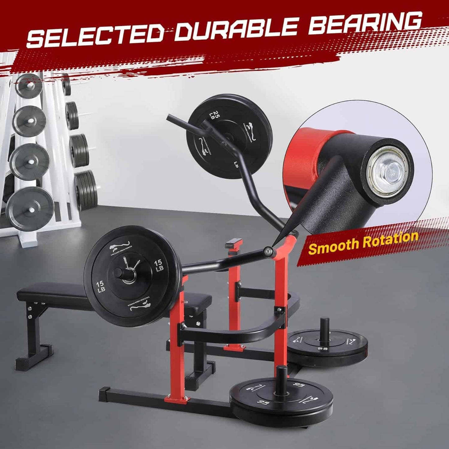 Chest Press Machine with Independent Converging Arms – Multifunctional Adjustable Bench Press Machine for Home Gym ActiveTrail