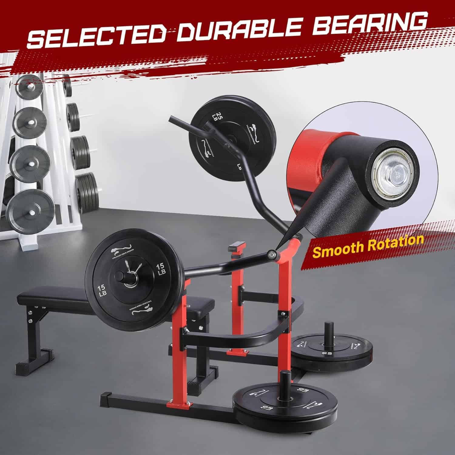 Chest Press Machine with Independent Converging Arms – Multifunctional Adjustable Bench Press Machine for Home Gym ActiveTrail