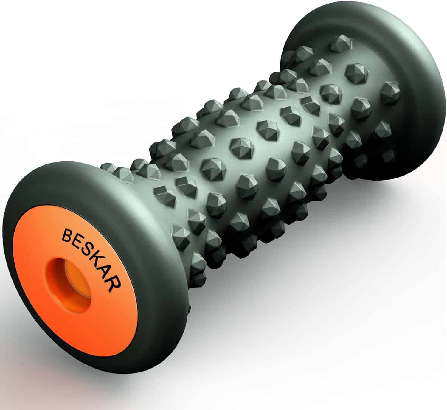 BESKAR Foot Massage Roller – Plantar Fasciitis Relief & Foot Pain Massager – Deep Tissue Trigger Point Tool – Portable & Ergonomic Design