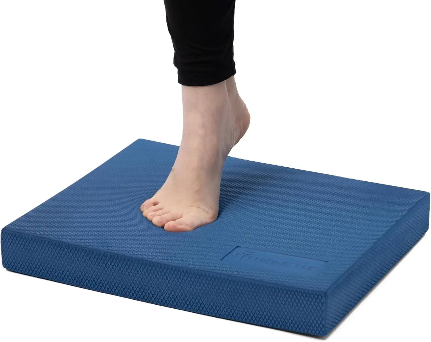 StrongTek Professional Balance Pad for Exercise – High-Density Foam Cushion for Balance Training, Physical Therapy, Yoga & Core Strength – Non-Slip, Water-Resistant Knee Pad (15.8" x 13" x 2") StrongTek