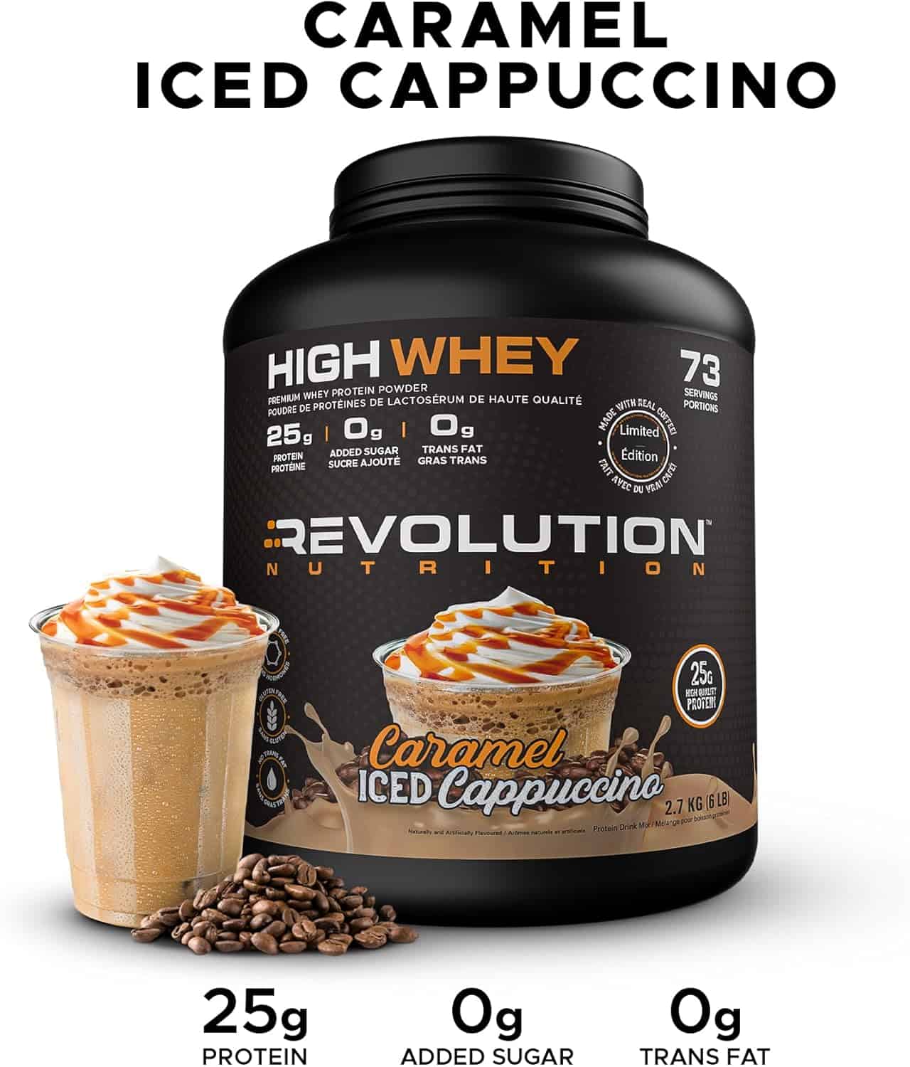 Revolution High Whey Protein – 6LB | 25g Isolate Blend Revolution Nutrition