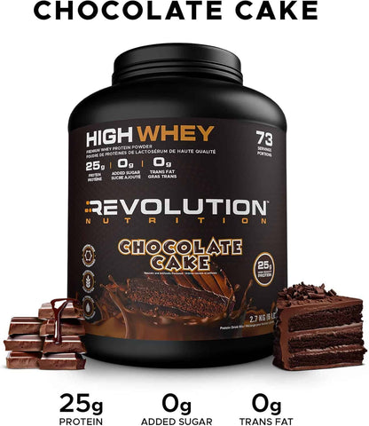 Revolution High Whey Protein – 6LB | 25g Isolate Blend Revolution Nutrition