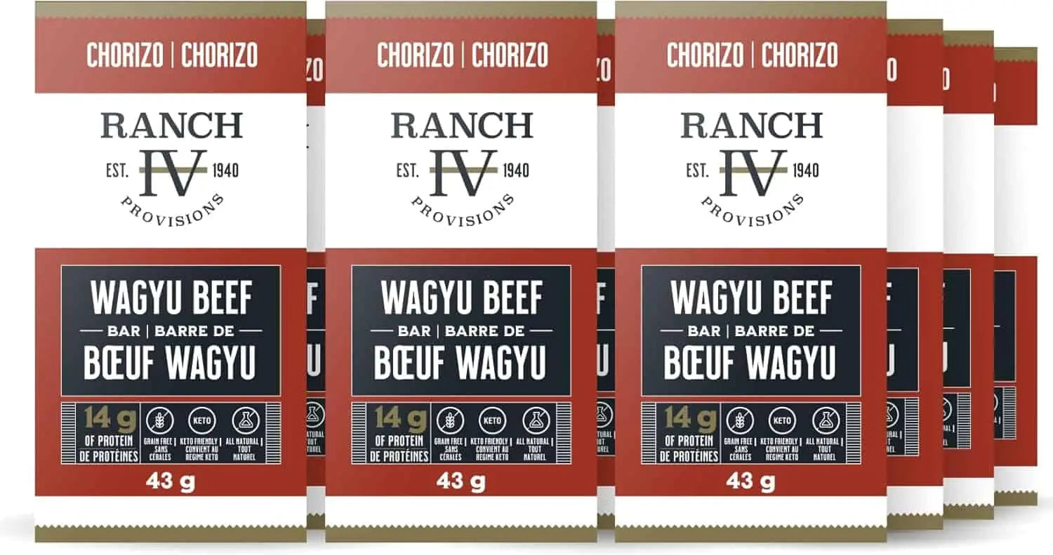 Thrive Wagyu Beef Protein Bars – High Protein, Keto Friendly, Sustainably Sourced, Soy-Free, Non-GMO – 43g (Pack of 12)