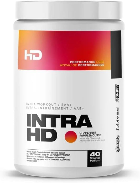 IntraHD Intra-Workout EAA+ Powder – 10g EAAs, PeakO2, Taurine, Coconut Water Powder | Boost Endurance, Recovery & Hydration | 400g (40 Servings) HD MUSCLE