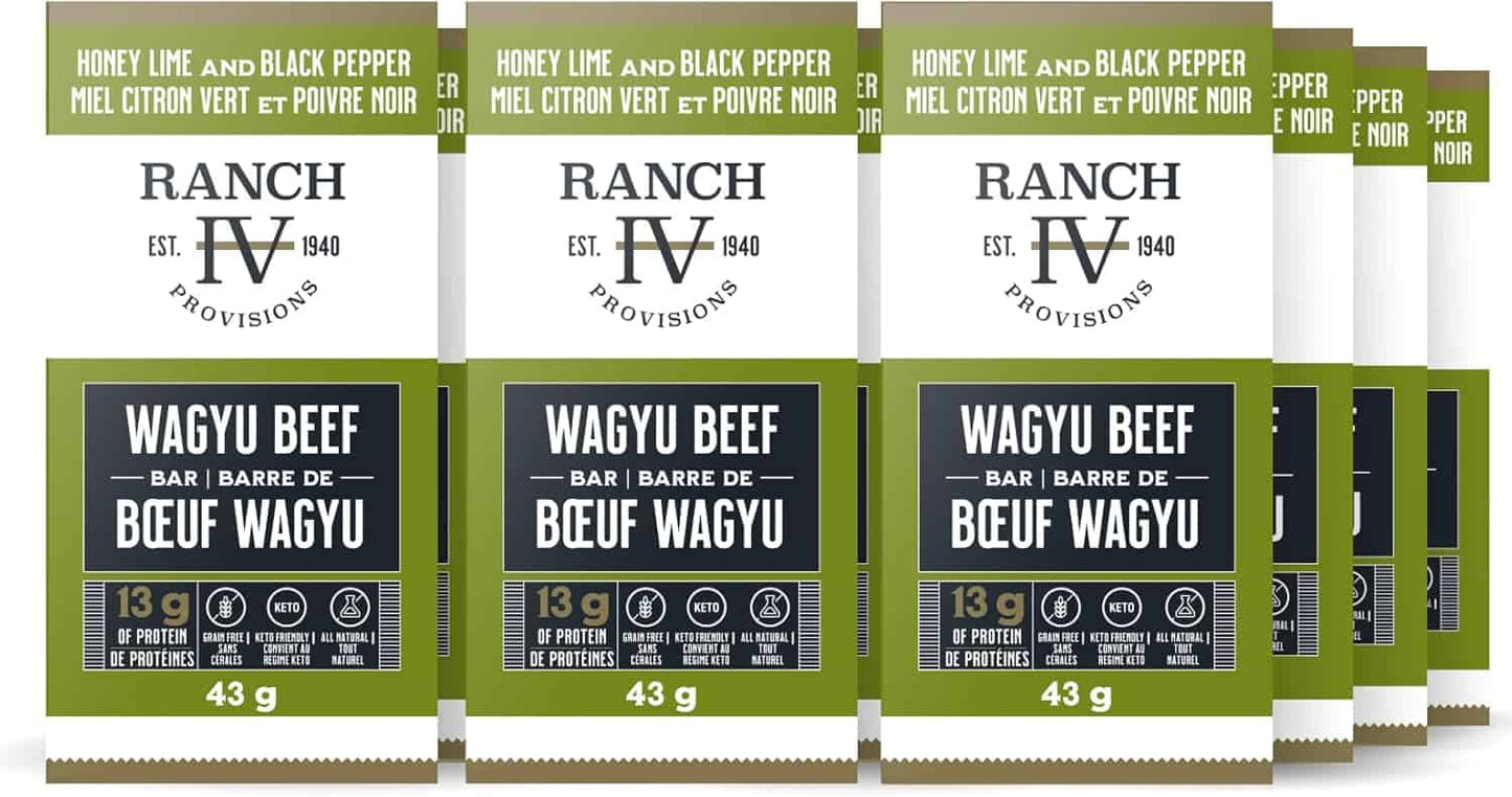 Thrive Wagyu Beef Protein Bars – High Protein, Keto Friendly, Sustainably Sourced, Soy-Free, Non-GMO – 43g (Pack of 12) Thrive Provisions