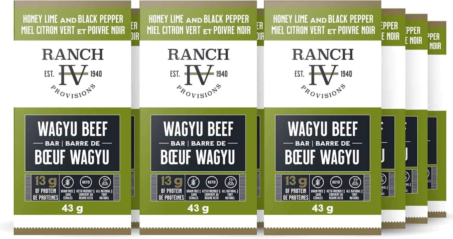 Thrive Wagyu Beef Protein Bars – High Protein, Keto Friendly, Sustainably Sourced, Soy-Free, Non-GMO – 43g (Pack of 12) Thrive Provisions