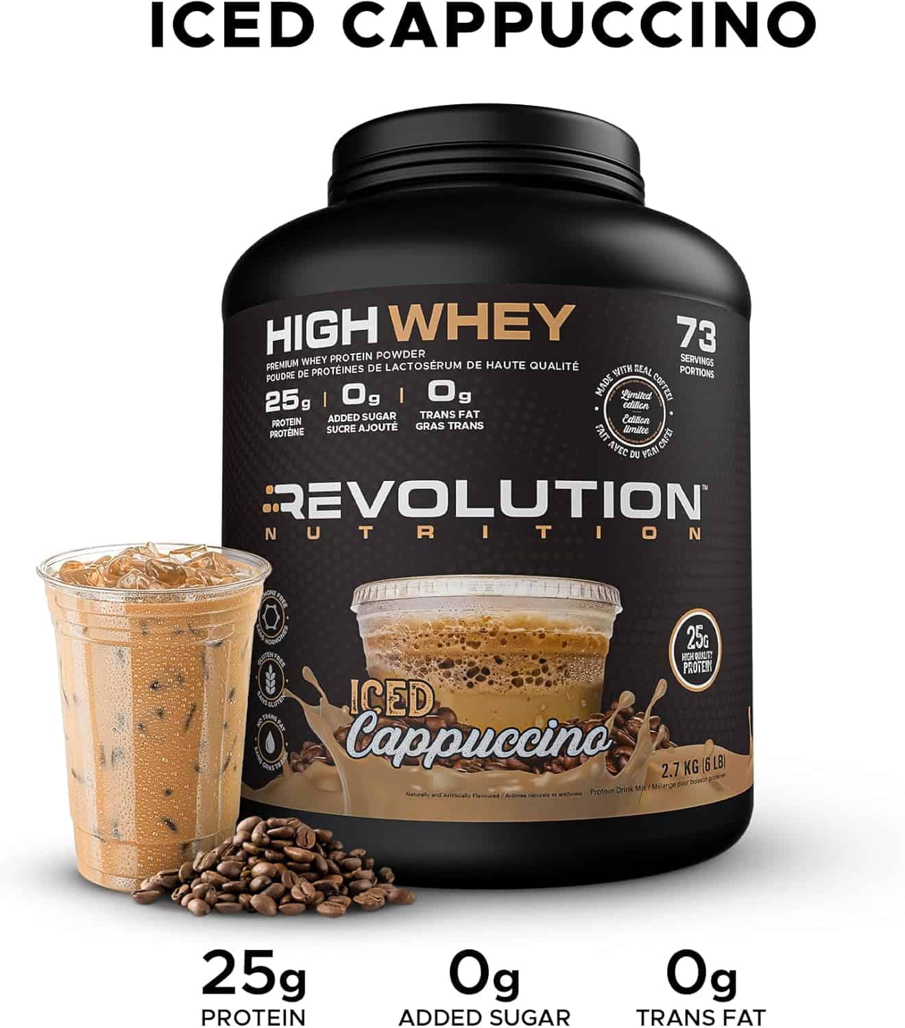 Revolution High Whey Protein – 6LB | 25g Isolate Blend Revolution Nutrition