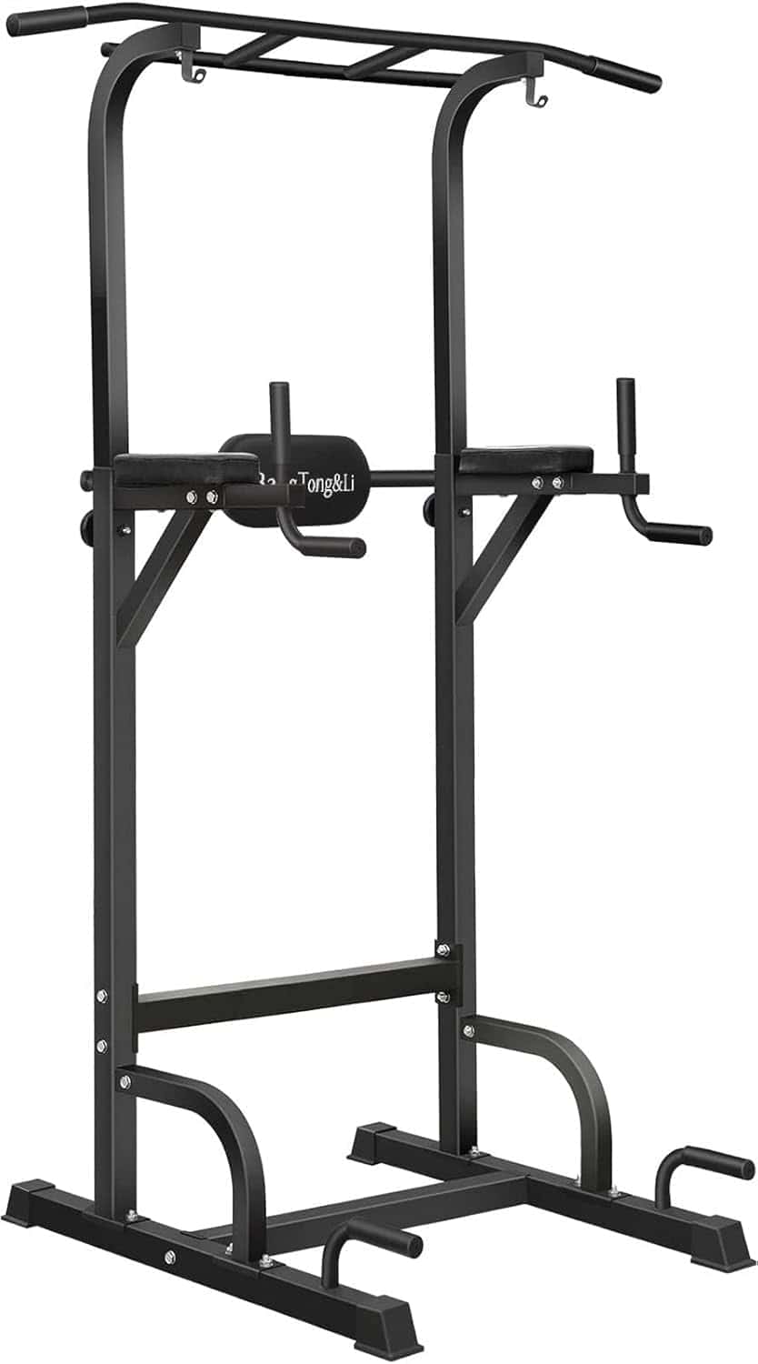 Power Tower Pull Up Bar for Home Gym – Multi-Function Dip Station, Adjustable Height Pull-Up Bar, Full Body Workout Station, 330 lbs Capacity FitCore Supply