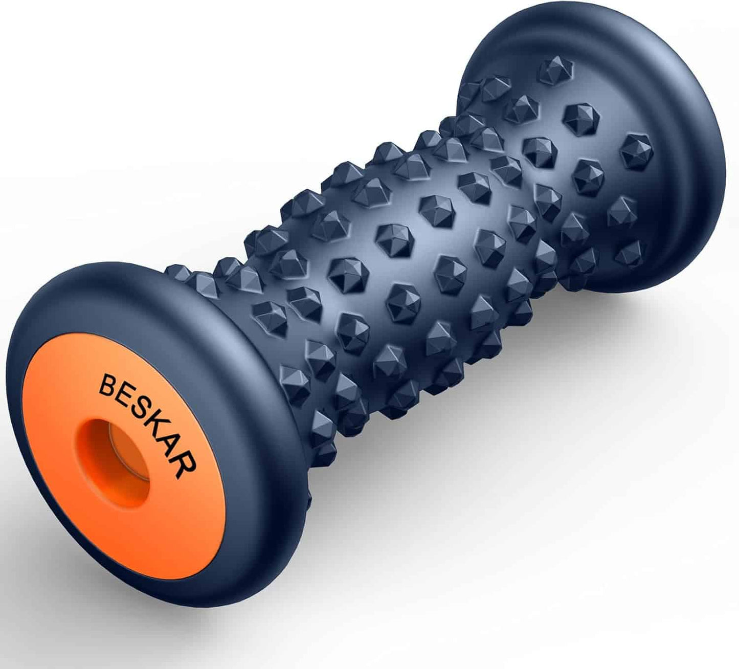BESKAR Foot Massage Roller – Plantar Fasciitis Relief & Foot Pain Massager – Deep Tissue Trigger Point Tool – Portable & Ergonomic Design