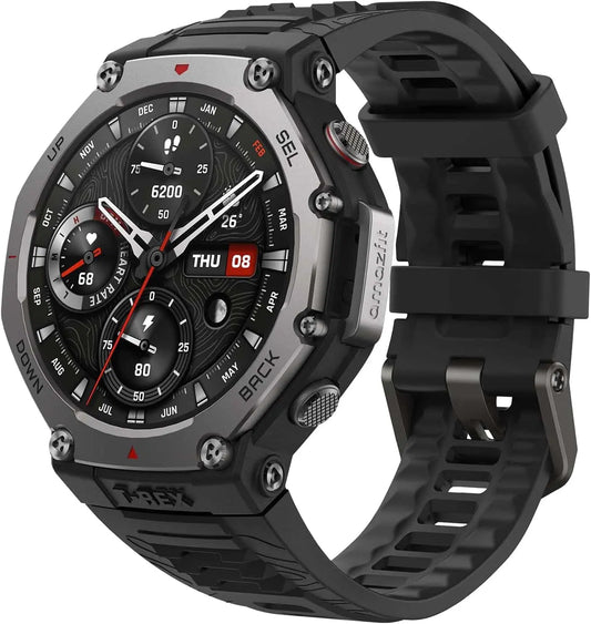 Amazfit T-Rex 3 Military Smartwatch – GPS, Offline Maps, AI Training