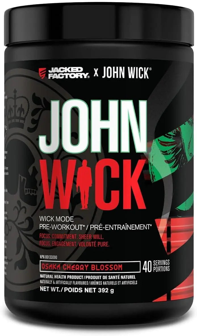 Packed Factory X John Wick – Wick Mode Pre-Workout Powder | 40 Servings Jacked Factory