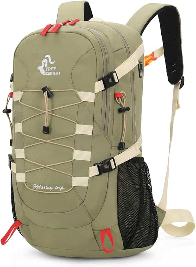 Bseash 40L Waterproof Hiking Backpack with Rain Cover – Lightweight Camping Daypack for Travel, Climbing, Skiing, and Outdoor Adventures FitCore Supply