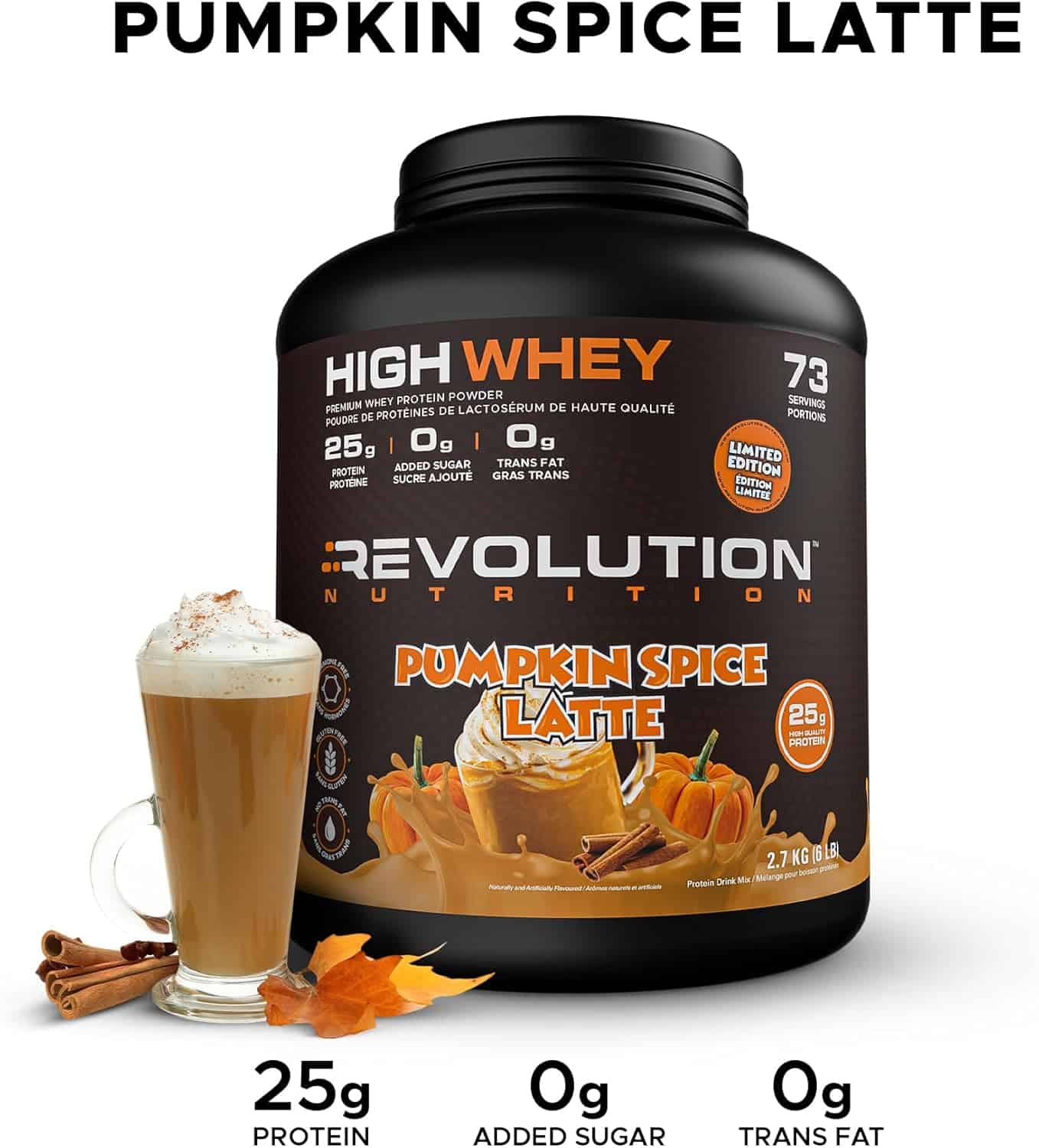 Revolution High Whey Protein – 6LB | 25g Isolate Blend Revolution Nutrition
