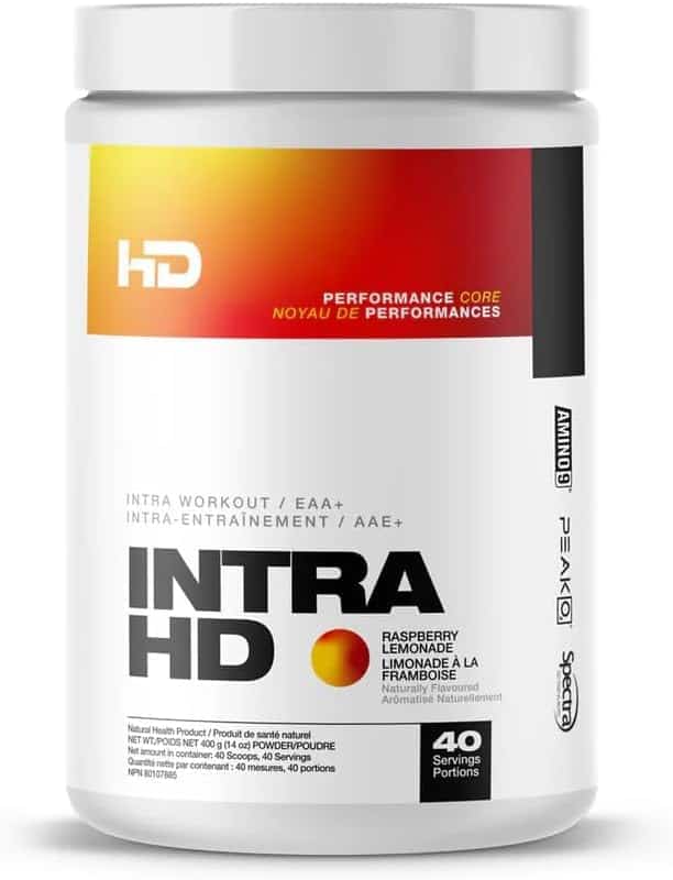 IntraHD Intra-Workout EAA+ Powder – 10g EAAs, PeakO2, Taurine, Coconut Water Powder | Boost Endurance, Recovery & Hydration | 400g (40 Servings) HD MUSCLE