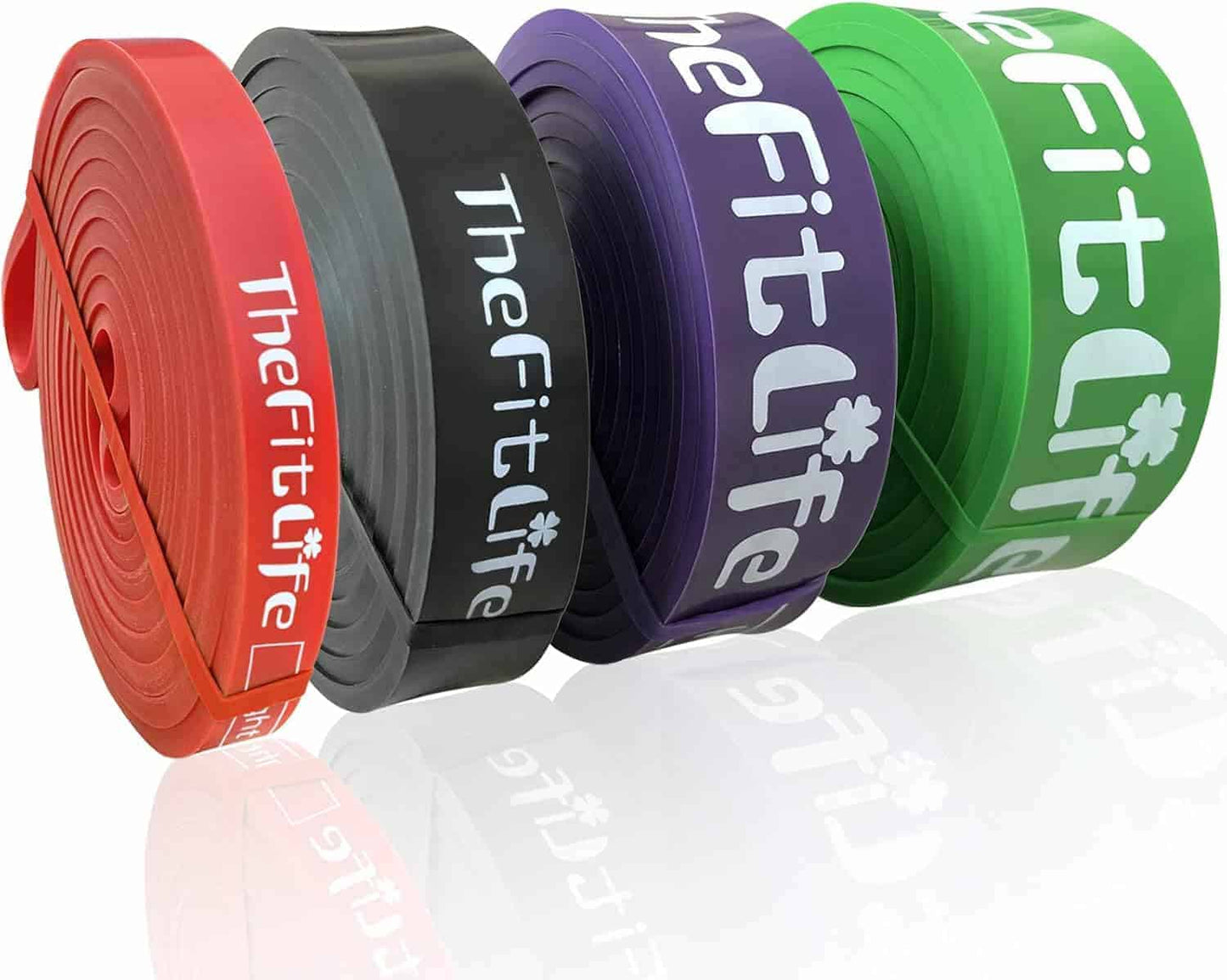 TheFitLife Resistance Pull Up Bands – 4-Level Pull-Up Assist & Workout Loop Bands with Carry Bag TheFitLife