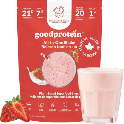 🌿 Good Protein Vegan Plant-Based Protein Powder – 100% Natural All-in-One Shake Good Protein