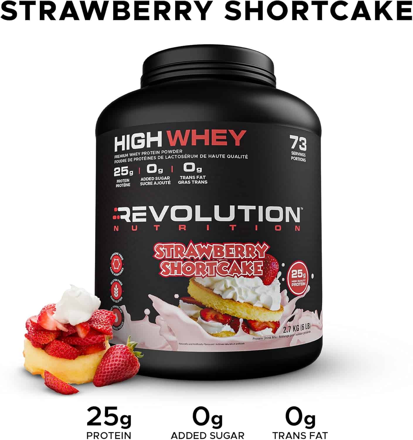 Revolution High Whey Protein – 6LB | 25g Isolate Blend Revolution Nutrition