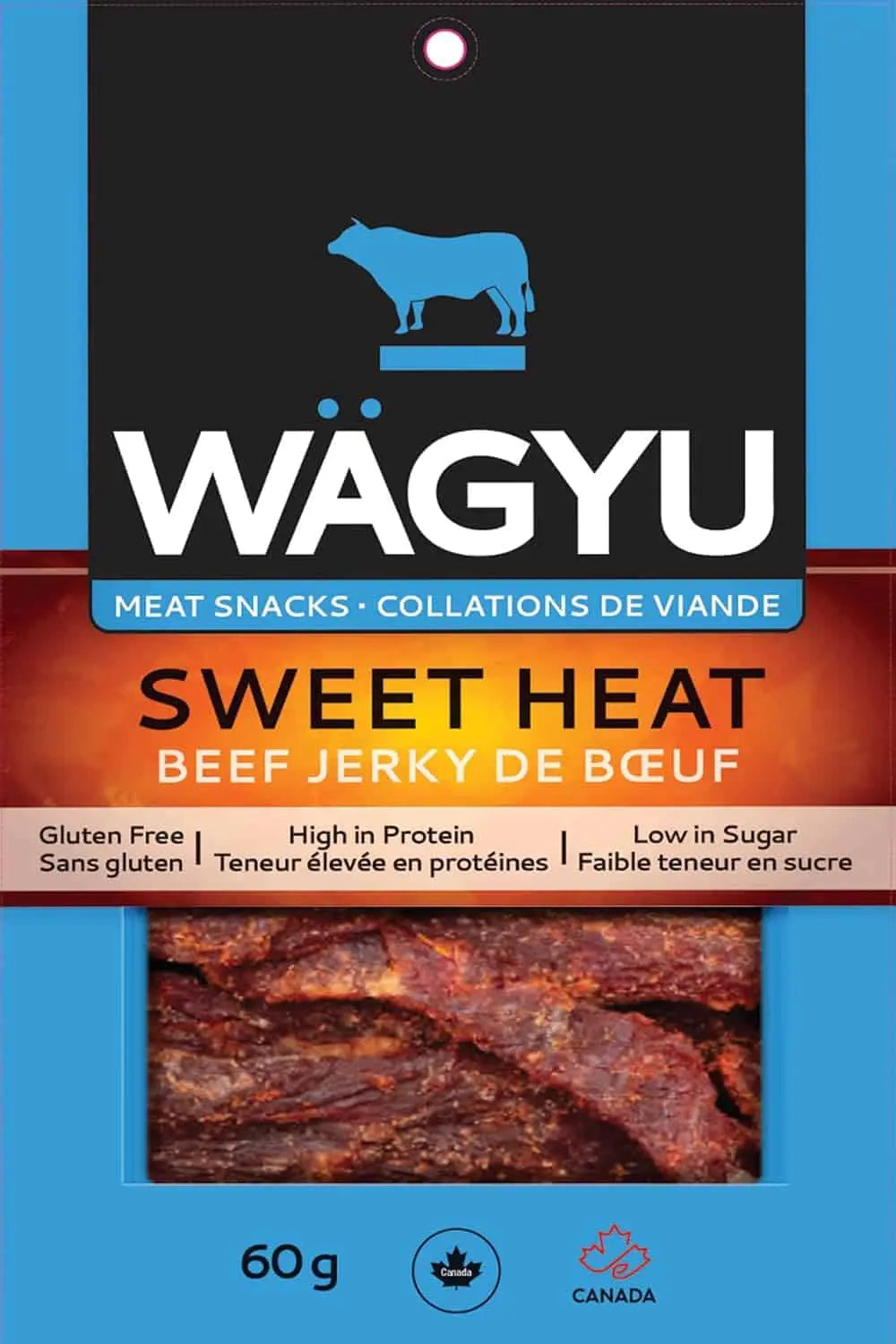 Wagyu Dill Halal Beef Jerky – High Protein, Gluten-Free Snack, 60g – Made in Canada, Hardwood Smoked Wagyu