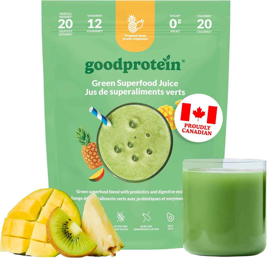🥬 Good Protein Greens Superfood Powder Juice – 100% Natural Digestive Enzyme Greens Powder Good Protein