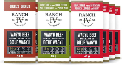 Thrive Wagyu Beef Protein Bars – High Protein, Keto Friendly, Sustainably Sourced, Soy-Free, Non-GMO – 43g (Pack of 12) Thrive Provisions